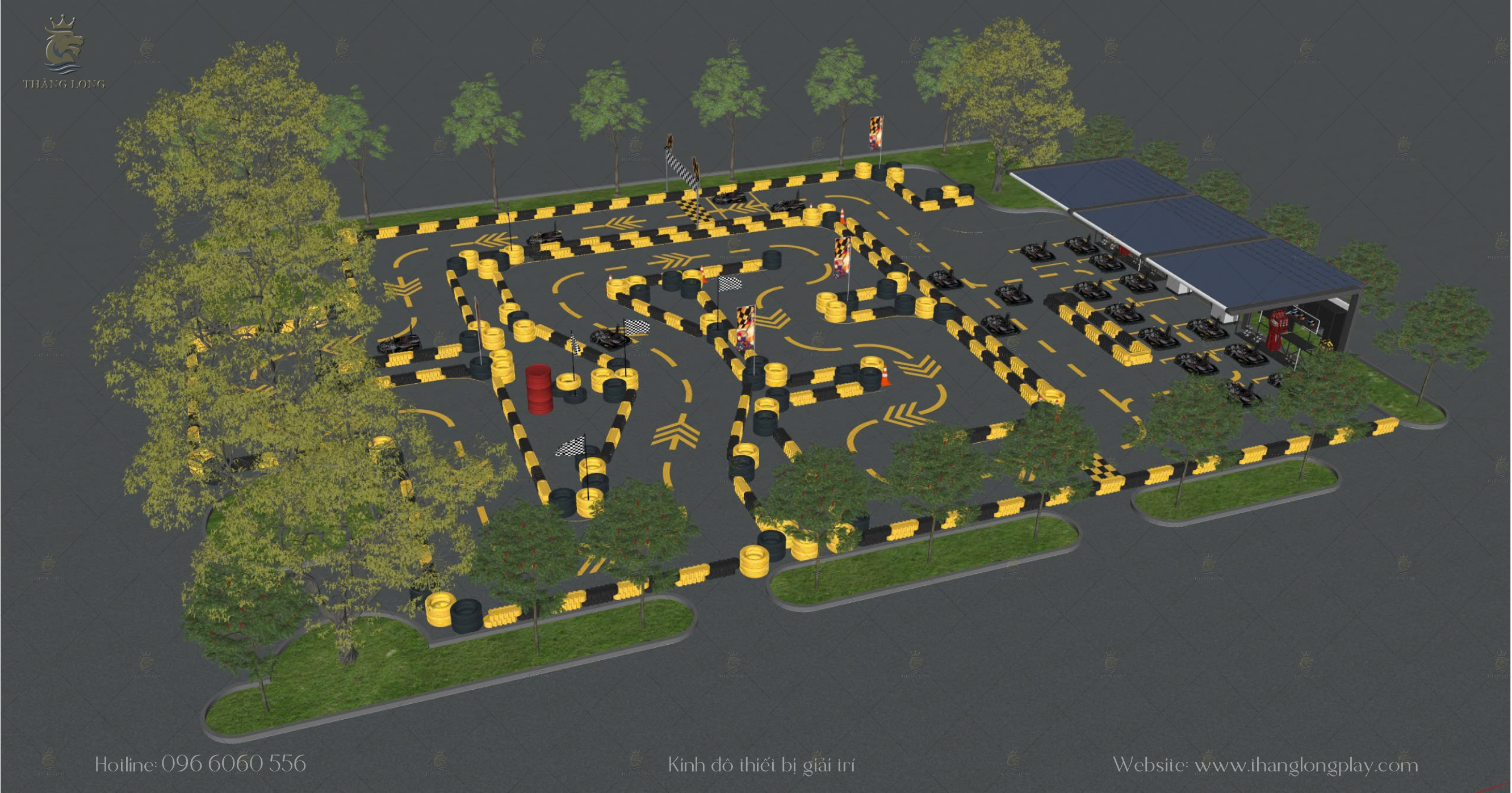 Dự Án Đường Đua Go Kart - Công viên Văn hóa Suối Tiên (TP.HCM)