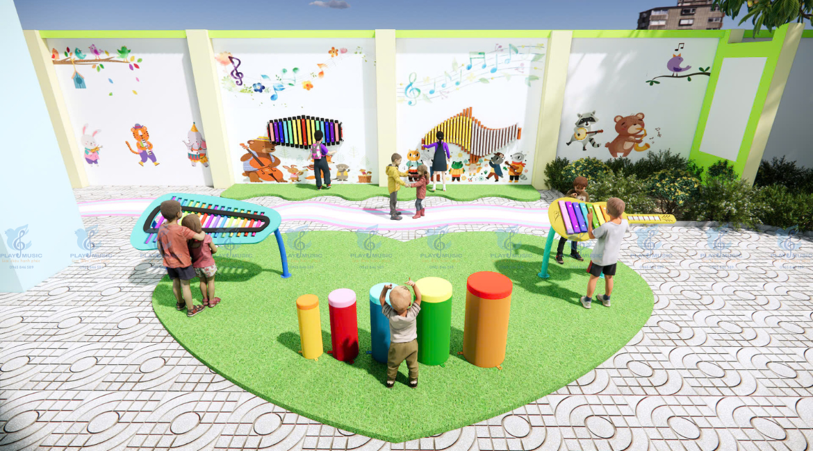 SÂN CHƠI ÂM NHẠC NGOÀI TRỜI