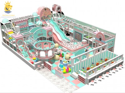 Khu vui chơi trong nhà diện tich 200 - 500m2