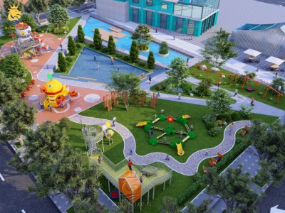 Thiết kế sân chơi cho trường học