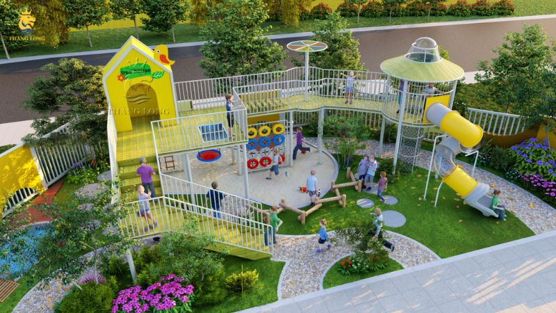 Thiết kế sân chơi cho trường học