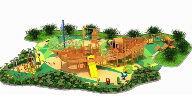 mở khu vui chơi trẻ em ở nông thôn