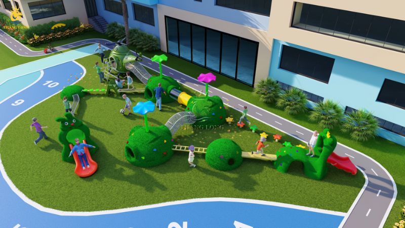 sân chơi trường mầm non