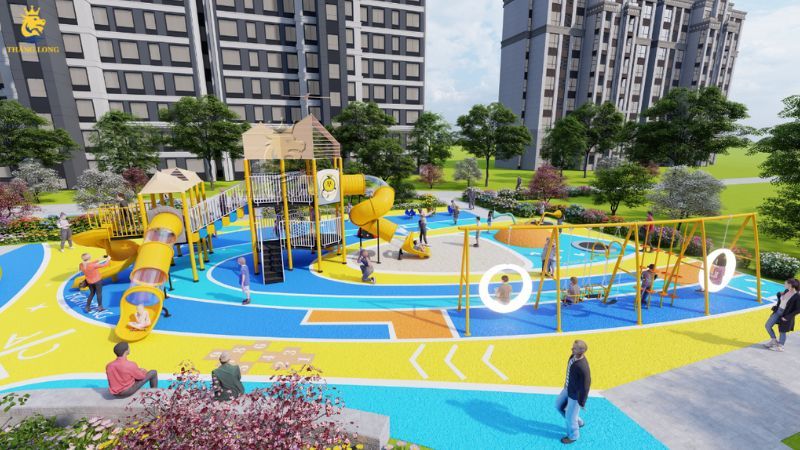 sân chơi trường mầm non