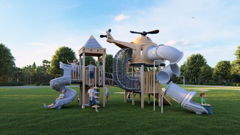 thi công khu vui chơi trẻ em