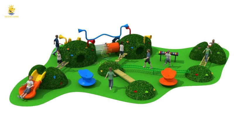 thiết bị sân chơi mầm non
